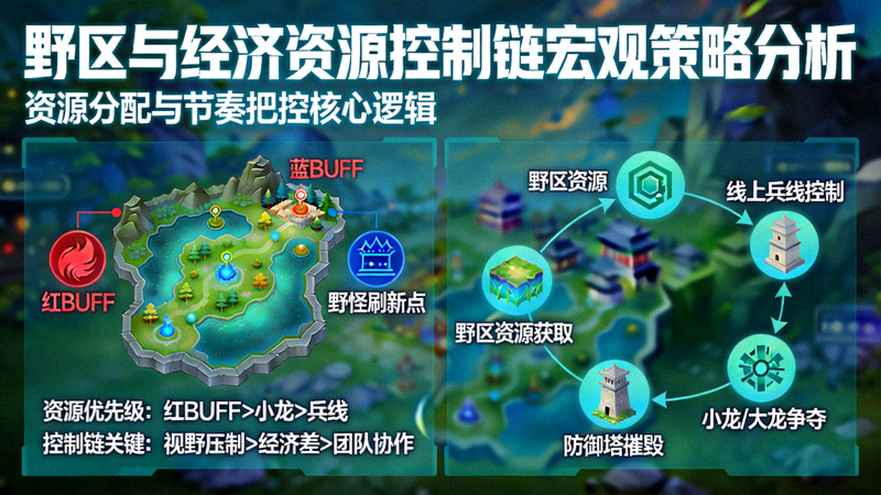 野区与经济资源控制链宏观策略分析画面